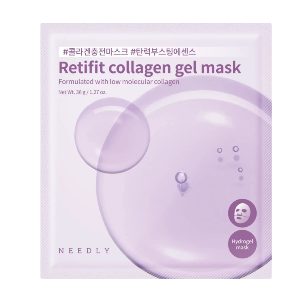 NEEDLY Retifit Collagen Gel Mask 36g - Гідрогелева маска з колагеном та ретинолом NEEDLY Retifit Collagen Gel Mask 36g - Гідрогелева маска з колагеном та ретинолом